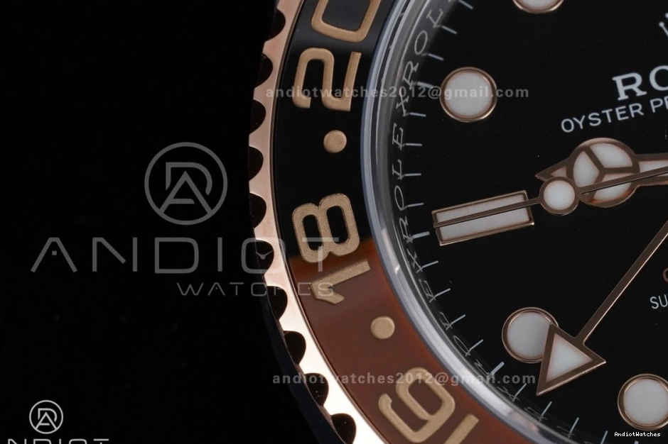 Bracelet on ARF FastDry 1:1 GMT RG SS Edition V SH3285 II Master 904L Best New SS CHNR 855 126711 0803